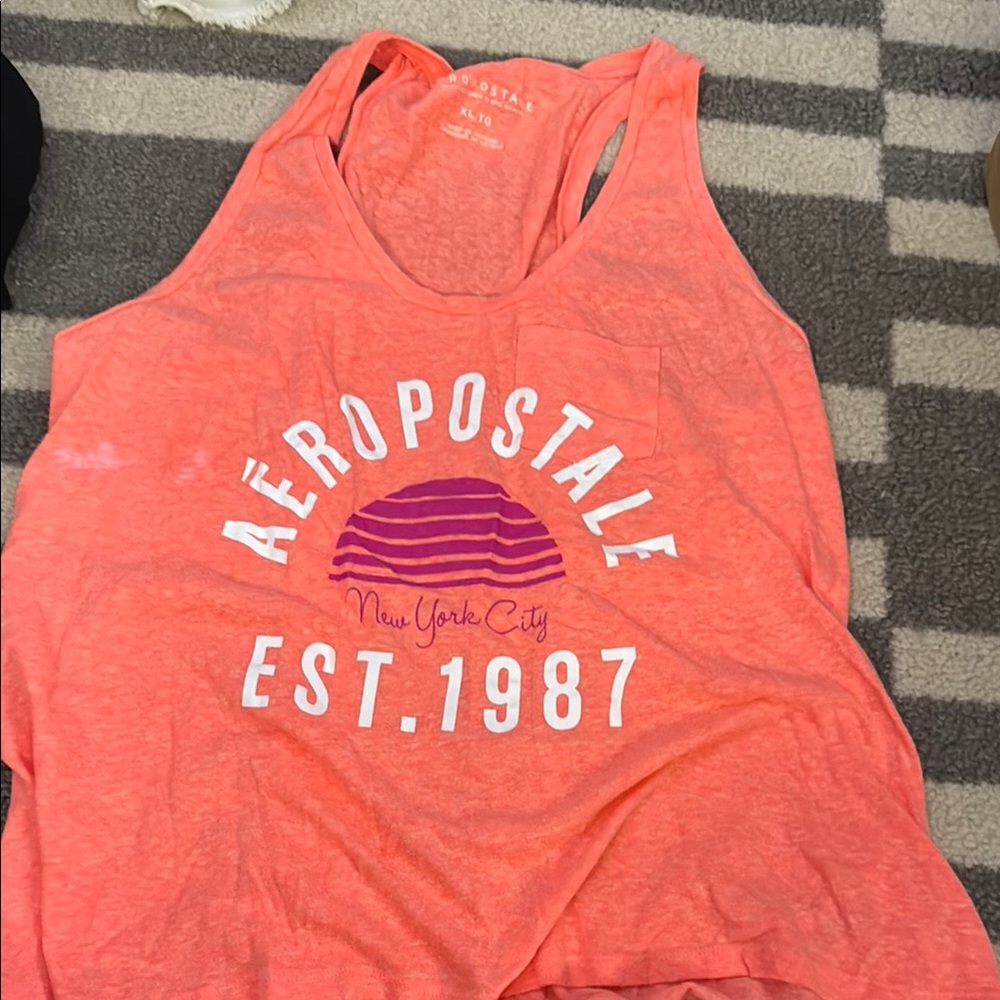 Aeropostale Coral Tank Top